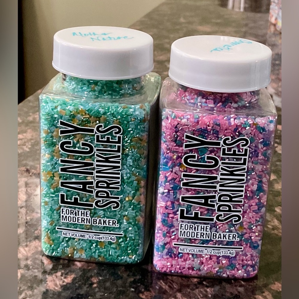 Fancy Sprinkles Sugar - 2 bottles